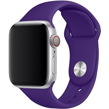 Eternico Essential pro Apple Watch 38mm / 40mm / 41mm clear purple velikost M-L (APW-AWESCPRL-38)