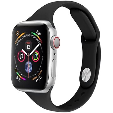 Eternico Essential Thin pro Apple Watch 38mm / 40mm / 41mm solid black velikost S-M (APW-AWETSBS-38)