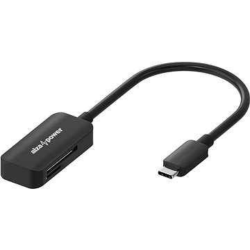 AlzaPower USB-C 3.0 Memory Card Reader černý (APW-CRC015B)