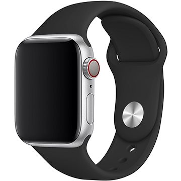 Eternico Essential pro Apple Watch 38mm / 40mm / 41mm solid black velikost M-L (APW-AWESSBKL-38)