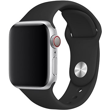 Eternico Essential pro Apple Watch 42mm / 44mm / 45mm / Ultra 49mm solid black velikost S-M (APW-AWESSBKS-42)