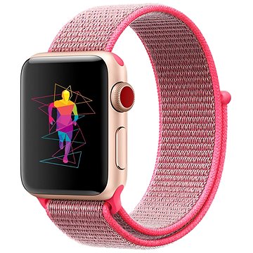 Eternico Airy pro Apple Watch 42mm / 44mm / 45mm / Ultra 49mm Ballerina Pink and Pink edge (AET-AWAY-BaPiP-42)
