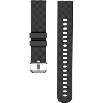 Eternico Essential with Metal Buckle Universal Quick Release 24mm Solid Black (AET-QR24EMB-SoBl)