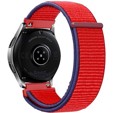 Eternico Airy Universal Quick Release 20mm Chilli Red and Blue edge (AET-UN20AY-ChReB)