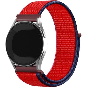 Eternico Airy Universal Quick Release 22mm Chilli Red and Blue edge (AET-UN22AY-ChReB)