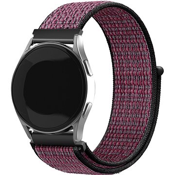 Eternico Airy Universal Quick Release 22mm Fig Purple and Black edge (AET-UN22AY-FiPuB)