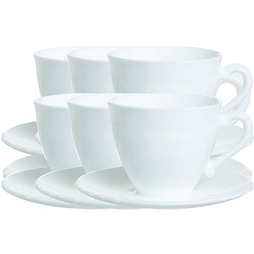 Luminarc Sada 6 ks šálků s podšálkem 220ml CADIX (026102377840)