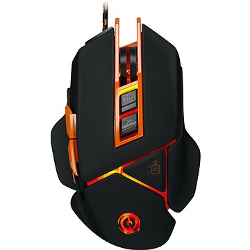CANYON Herní myš optická HAZARD, DPI 800 až 6400, černá