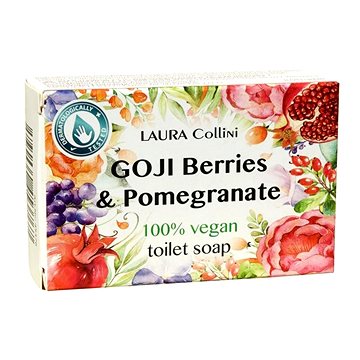 Laura Collini toaletní mýdlo Goji berries & pomegranate, 100% VEGAN (45376)