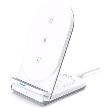 Aukey Aircore Series 2-In-1 Wireless Charging Stand (LC-A2-WT)