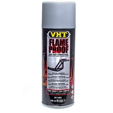 VHT Flameproof žáruvzdorná barva stříbrná matná, do teploty až 1093°C (GSP106)