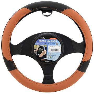 COMPASS Potah volantu COLOR LINE oranžový (8591686314533)