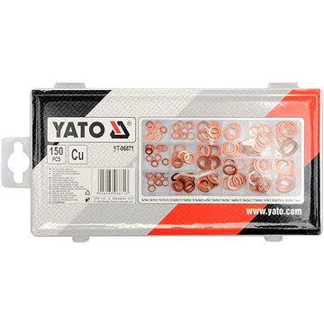 YATO Podložky těsnící měděné sada 150ks (YT-06871)