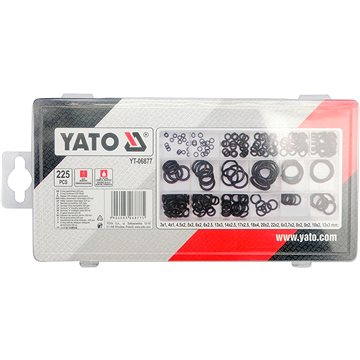 YATO O kroužek gumové těsnící sada 225ks,3x1 - 22x2mm (YT-06877)