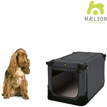Maelson přepravka Soft Kennel M 72×51×51 cm černo-antracitová (4260195040359)