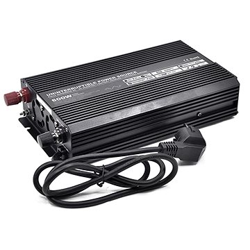 Carspa Měnič napětí UPS600-12 12V/230V 600W s nabíječkou 12V/10A a funkcí UPS (4420045)