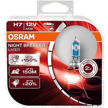 OSRAM H7 Night Breaker Laser +150%, 2ks (64210NL-HCB)