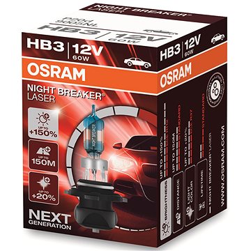 OSRAM HB3 Night Breaker Laser Next Generation +150% (9005NL)