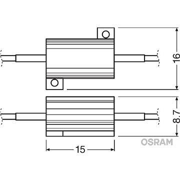 OSRAM LEDriving Full LED Golf VII Chrome (LEDHL104-CM)