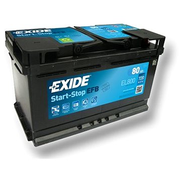 EXIDE START-STOP EFB 80Ah, 12V, EL800 (EL800)
