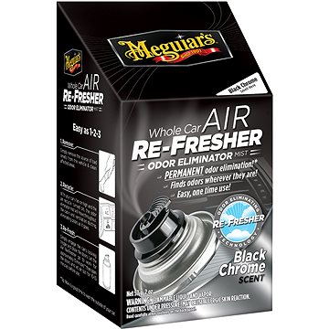 Meguiar's Air Re-Fresher Odor Eliminator - Black Chrome Scent 71g (G181302)