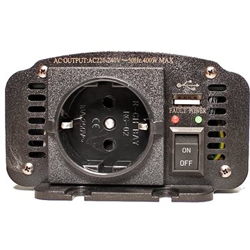 Carspa 12-24 V / 500W/230V+USB 400W modifikovaná sínus (4420015)