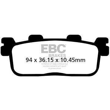EBC Brzdové destičky SFA607 (SFA607)