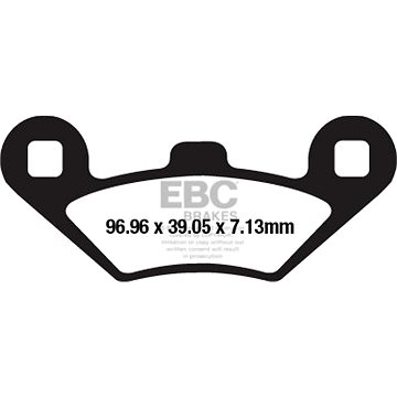 EBC Brzdové destičky SFAC650 (SFAC650)