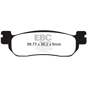 EBC Brzdové destičky SFAC275 (SFAC275)