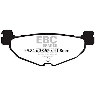 EBC Brzdové destičky SFAC408 (SFAC408)