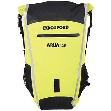 OXFORD Vodotěsný batoh Aqua B-25 (černý/žlutý fluo, objem 25 l) (M006-291)