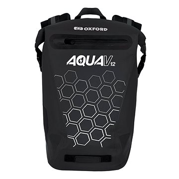 OXFORD Vodotěsný batoh AQUA V12 (černá, objem 12 L) (M006-388)