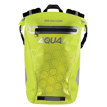 OXFORD Vodotěsný batoh AQUA V12 (žlutá fluo, objem 12 L) (M006-390)