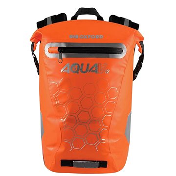 OXFORD Vodotěsný batoh AQUA V12 (oranžová, objem 12 L) (M006-391)