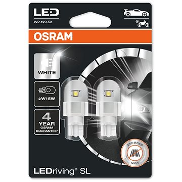 OSRAM LEDriving SL W16W Studeně bílá 6000K 12V 2ks (921DWP-02B)