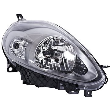 ACI FIAT PUNTO EVO 09- přední světlo H4 s denním svícením (elektricky ovládané + motorek) černé P (1619964)