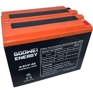 GOOWEI ENERGY 6-EVF-55, baterie 12V, 55Ah, ELECTRIC VEHICLE (6-EVF-55)