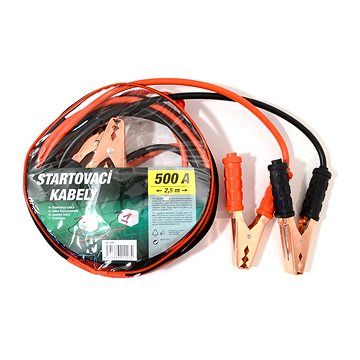 COMPASS Startovací kabely 500A 2,5m zipper bag (8591686011234)