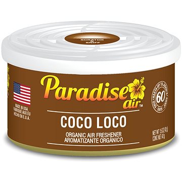 Paradise Air Organic Air Freshener, vůně Coco Loco (ORG-005)