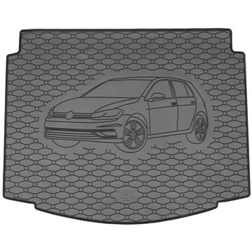 ACI VW GOLF 13- gumová vložka černá do kufru s ilustrací vozu (HB) spodní dno (5766X01C)