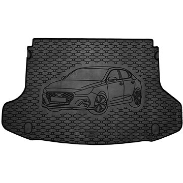 ACI HYUNDAI i30, 17- gumová vložka černá do kufru s ilustrací vozu (Fastback- verze s jednou podlaho (8254X04C)