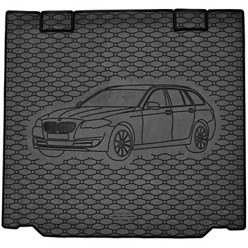 ACI BMW 5, 17- gumová vložka černá do kufru s ilustrací vozu (Kombi) (0551X01C)