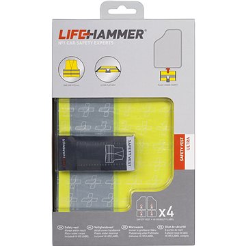 Lifehammer Products Bezpečnostní vesta 4ks – LIFEHAMMER ULTRA (VU1BL)