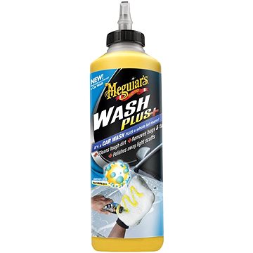 Meguiar's Car Wash Plus+ - revoluční, vysoce koncentrovaný šampon na odolné nečistoty, 709 ml (G25024)