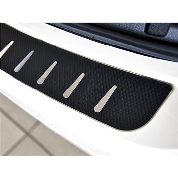 Alu-Frost Kryt prahu pátých dveří - nerez+karbon folie BMW X1 (07-3833)