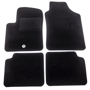 ACI textilní koberce pro FIAT 500, 07- černé (sada 4 ks) (1604X62)