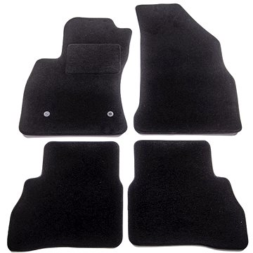 ACI textilní koberce pro FIAT Doblo 10- černé (5 sedadel) sada 4 ks (1638X63)