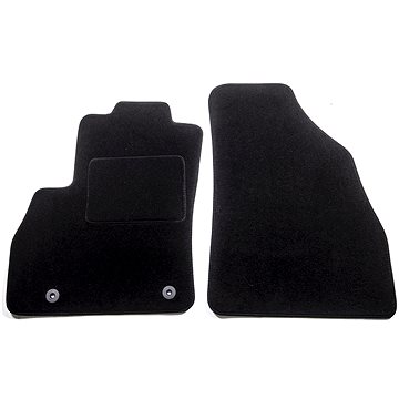 ACI textilní koberce pro FIAT Fiorino 07- černé (2 sedadla) sada 2 ks (1748X62)