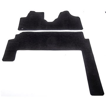 ACI textilní koberce pro FIAT Scudo 07- černé (6 sedadel, sada 2 ks) (1612X63)
