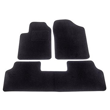 ACI textilní koberce pro CITROEN Berlingo 96-02 černé (5 sedadel, sada 3 ks) (0903X62)